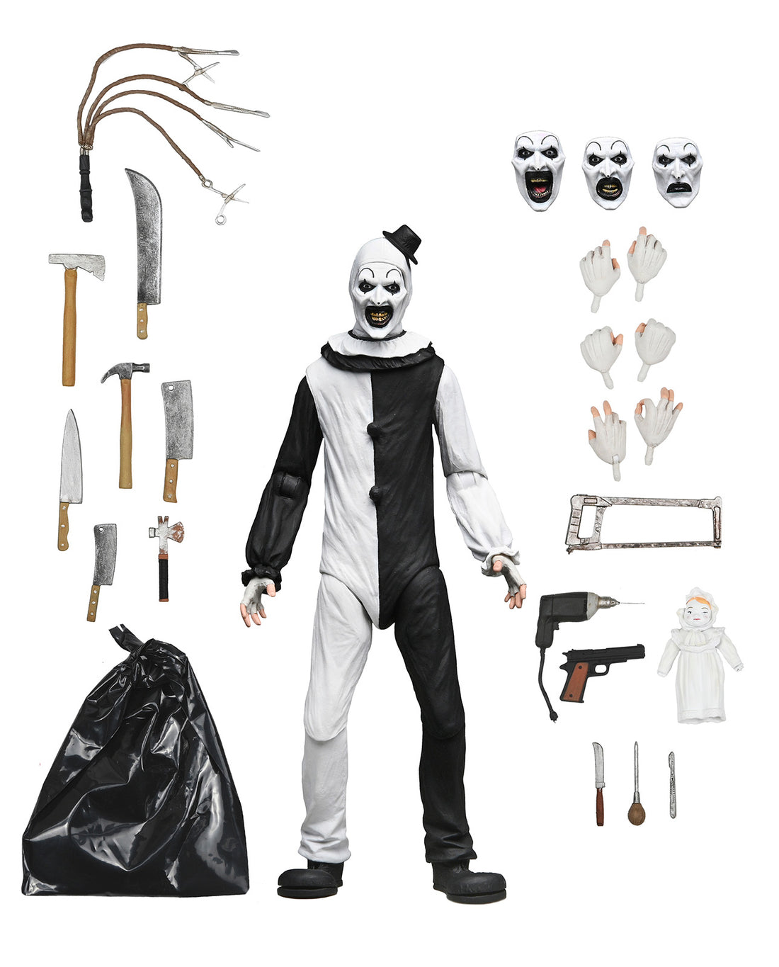 BUY NOW - TERRIFIER - ULTIMATE ART THE CLOWN 7&quot; SCALE ACTION FIGURE | NECAONLINE.COM.AU
