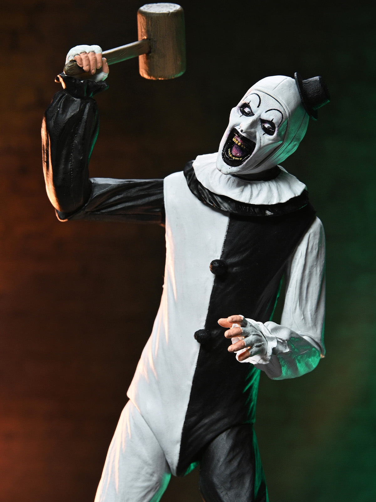 BUY NOW - TERRIFIER – ULTIMATE ART THE CLOWN &amp; LITTLE PALE GIRL 2 PACK – 7″ SCALE ACTION FIGURES | NECAONLINE.COM.AU