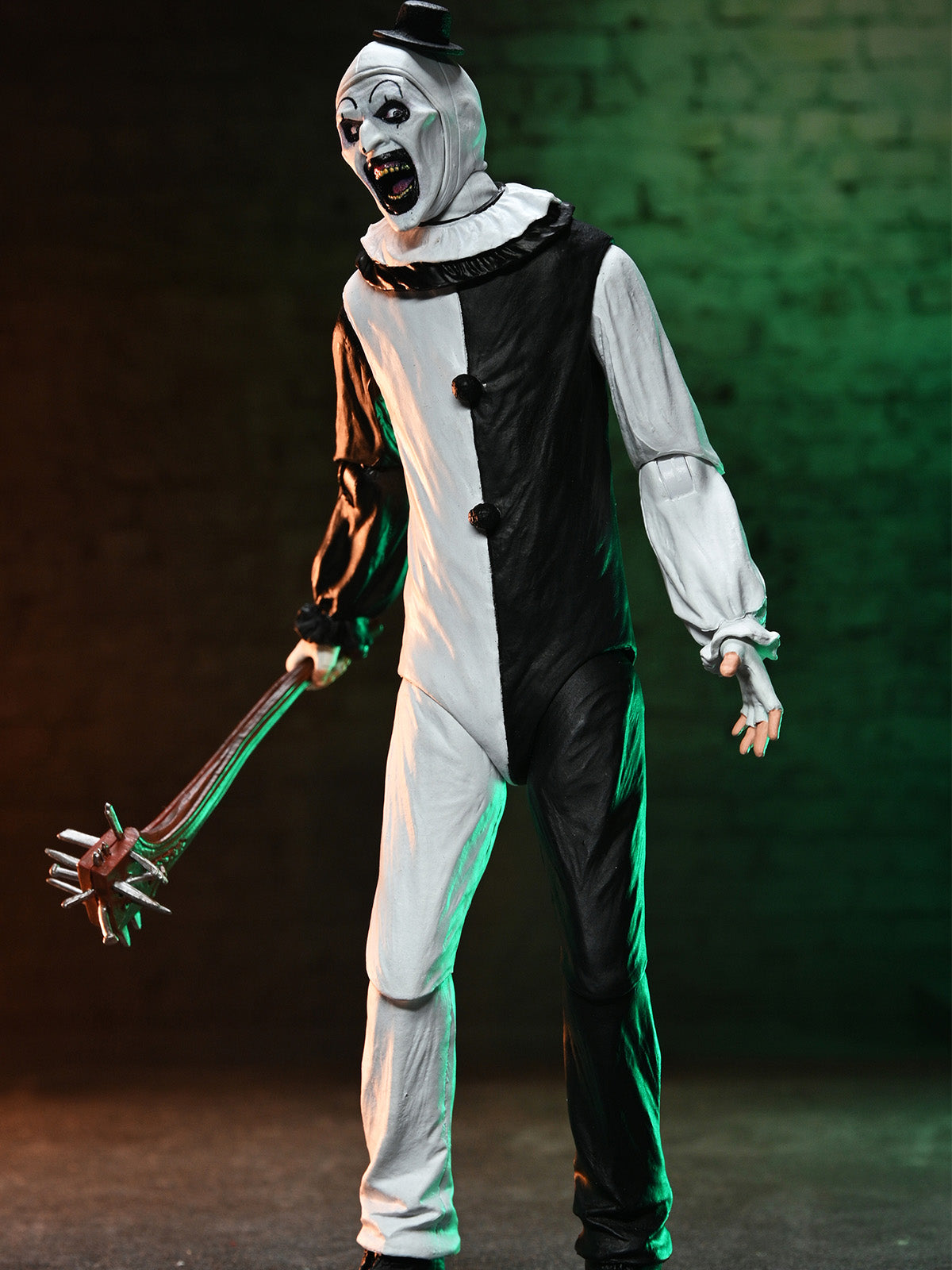 BUY NOW - TERRIFIER – ULTIMATE ART THE CLOWN &amp; LITTLE PALE GIRL 2 PACK – 7″ SCALE ACTION FIGURES | NECAONLINE.COM.AU