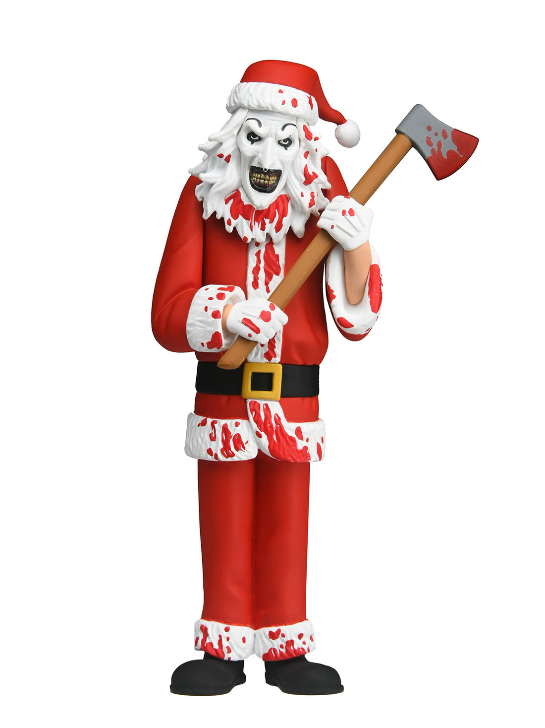BUY NOW - TERRIFIER – ART THE CLOWN SANTA SUIT (BLOODY VERSION) 6″ SCALE FIGURE TOONY TERRORS | NECAONLINE.COM.AU