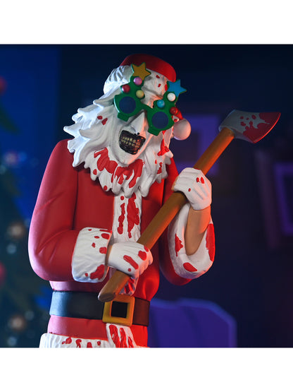 BUY NOW - TERRIFIER – ART THE CLOWN SANTA SUIT (BLOODY VERSION) 6″ SCALE FIGURE TOONY TERRORS | NECAONLINE.COM.AU