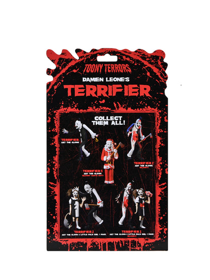 BUY NOW - TERRIFIER – ART THE CLOWN SANTA SUIT (BLOODY VERSION) 6″ SCALE FIGURE TOONY TERRORS | NECAONLINE.COM.AU