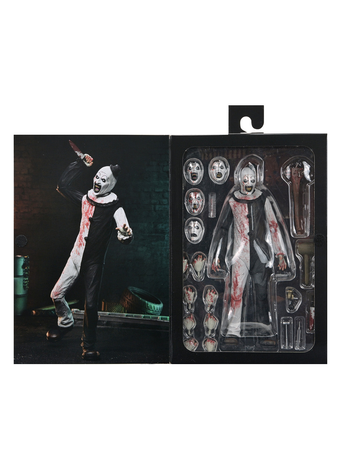 BUY NOW - TERRIFIER - ULTIMATE ART THE CLOWN (BLOOD SPLATTERED) - 7" SCALE ACTION FIGURE | NECAONLINE.COM.AU