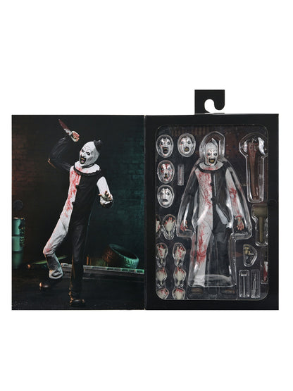 BUY NOW - TERRIFIER - ULTIMATE ART THE CLOWN (BLOOD SPLATTERED) - 7" SCALE ACTION FIGURE | NECAONLINE.COM.AU