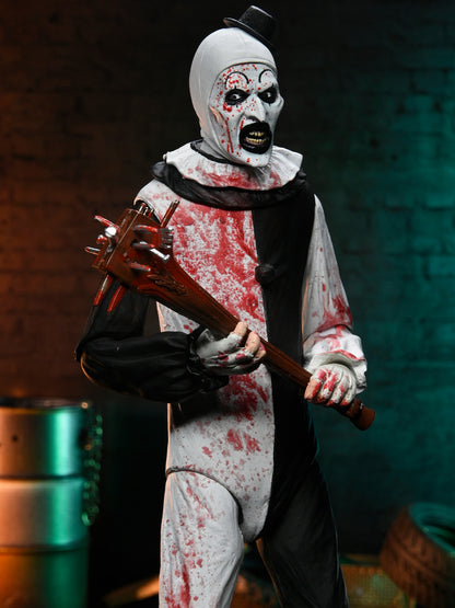 BUY NOW - TERRIFIER - ULTIMATE ART THE CLOWN (BLOOD SPLATTERED) - 7" SCALE ACTION FIGURE | NECAONLINE.COM.AU