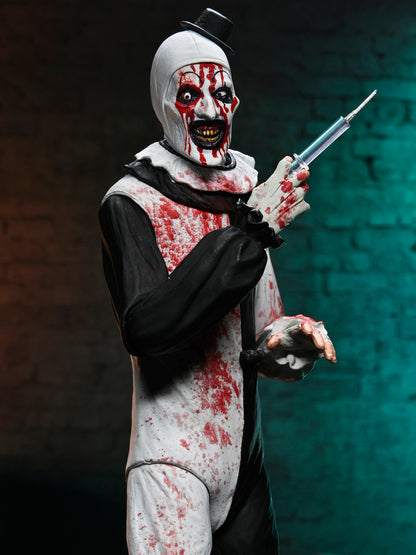 BUY NOW - TERRIFIER - ULTIMATE ART THE CLOWN (BLOOD SPLATTERED) - 7" SCALE ACTION FIGURE | NECAONLINE.COM.AU
