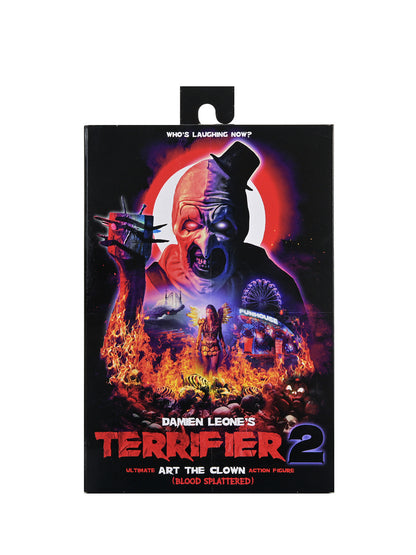 BUY NOW - TERRIFIER - ULTIMATE ART THE CLOWN (BLOOD SPLATTERED) - 7" SCALE ACTION FIGURE | NECAONLINE.COM.AU