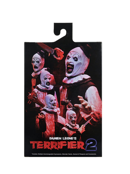 BUY NOW - TERRIFIER - ULTIMATE ART THE CLOWN (BLOOD SPLATTERED) - 7" SCALE ACTION FIGURE | NECAONLINE.COM.AU