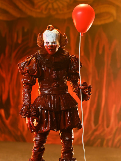 BUY NOW - WELCOME TO DERRY ULTIMATE BLOOD PENNYWISE – 7″ SCALE ACTION FIGURE | NECAONLINE.COM.AU