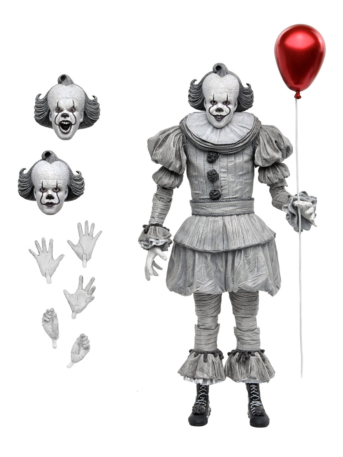 WELCOME TO DERRY ULTIMATE BLACK & WHITE PENNYWISE – 7″ SCALE ACTION FIGURE
