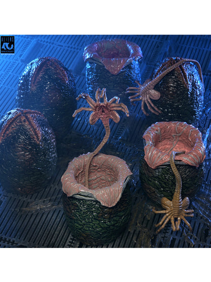BUY NOW - ALIENS 40TH ANNIVERSARY CARTON OF 6 ALIEN EGGS – ACCESSORY PACK | NECAONLINE.COM.AU