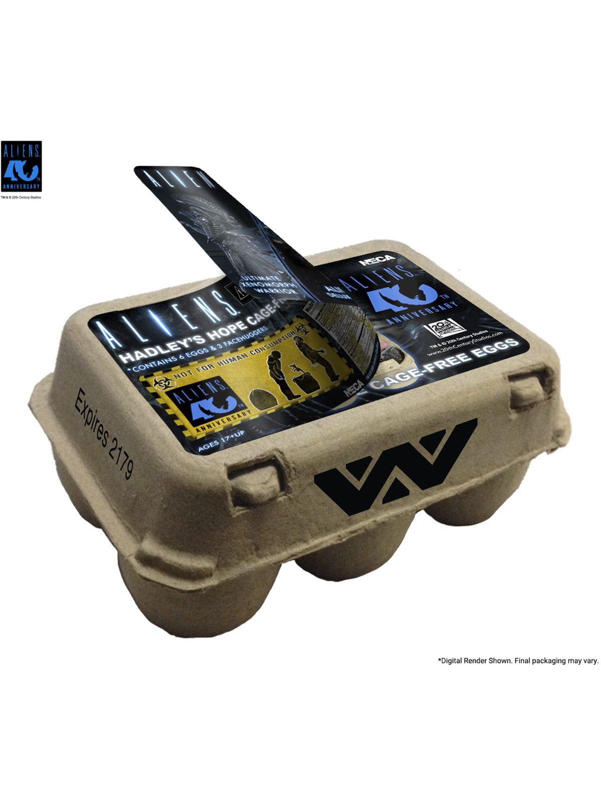 BUY NOW - ALIENS 40TH ANNIVERSARY CARTON OF 6 ALIEN EGGS – ACCESSORY PACK | NECAONLINE.COM.AU