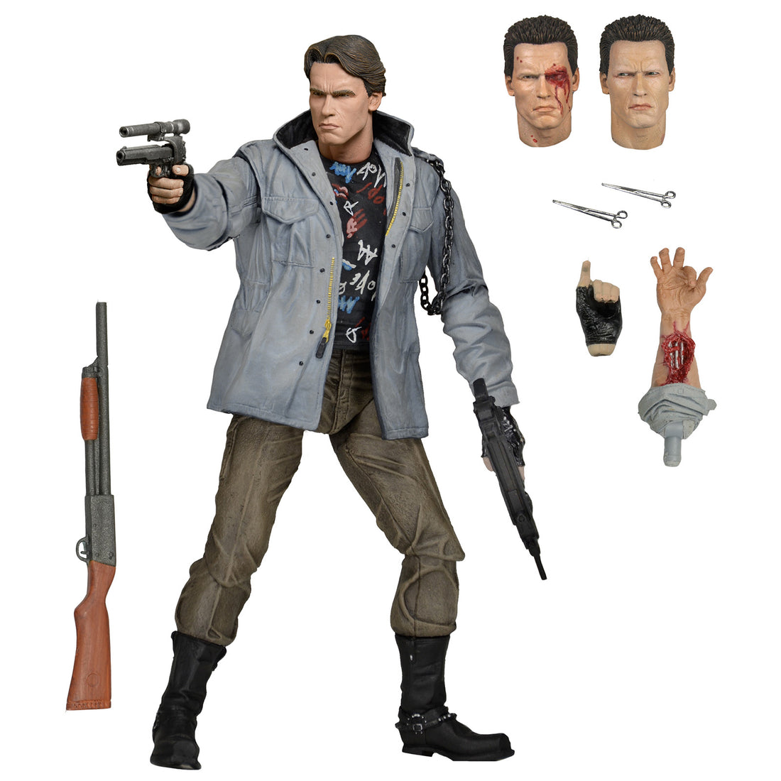 BUY NOW - TERMINATOR ULTIMATE T-800 (TECH NOIR) 7" SCALE ACTION FIGURE | NECAONLINE.COM.AU