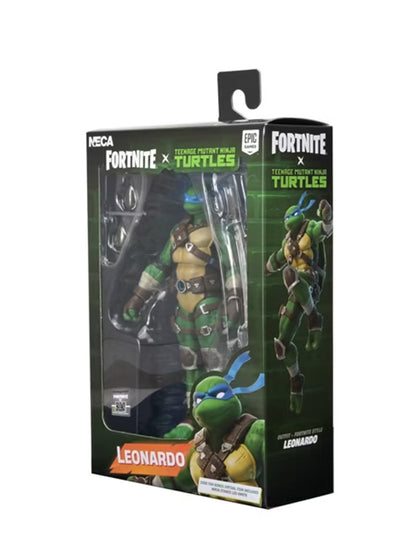 BUY NOW - FORTNITE X TMNT - LEONARDO 7" SCALE ACTION FIGURE | NECAONLINE.COM.AU