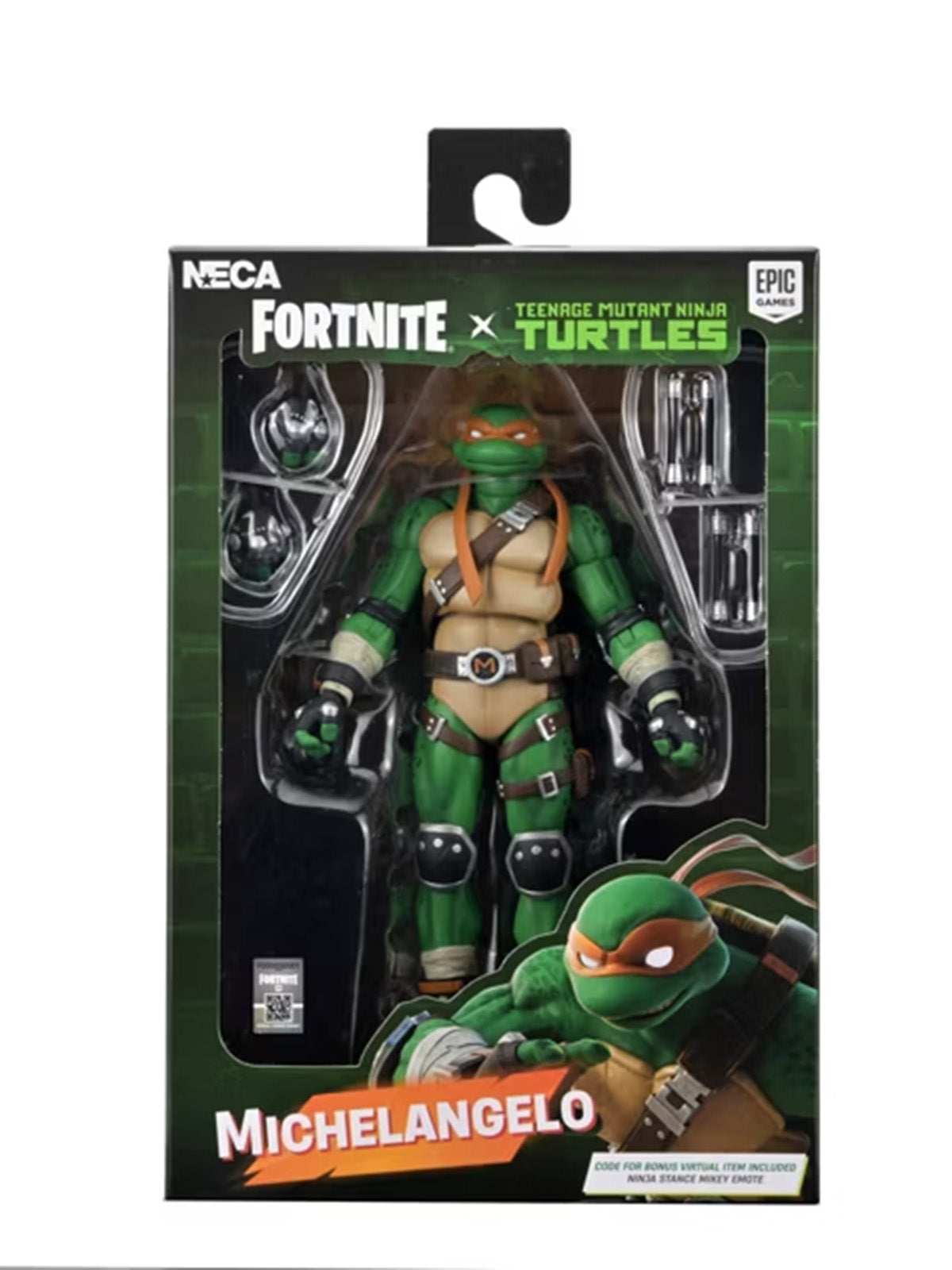BUY NOW - FORTNITE X TMNT -  MICHELANGELO 7" SCALE ACTION FIGURE | NECAONLINE.COM.AU