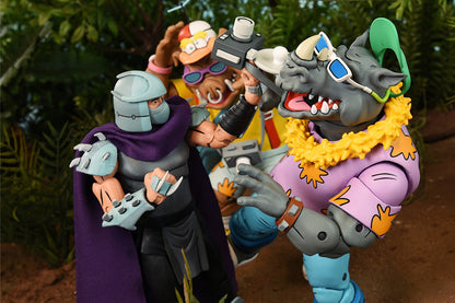 BUY NOW - TMNT VACATION BEBOP AND ROCKSTEADY 2 PACK (CARTOON) - 7&quot; SCALE ACTION FIGURE | NECAONLINE AU 