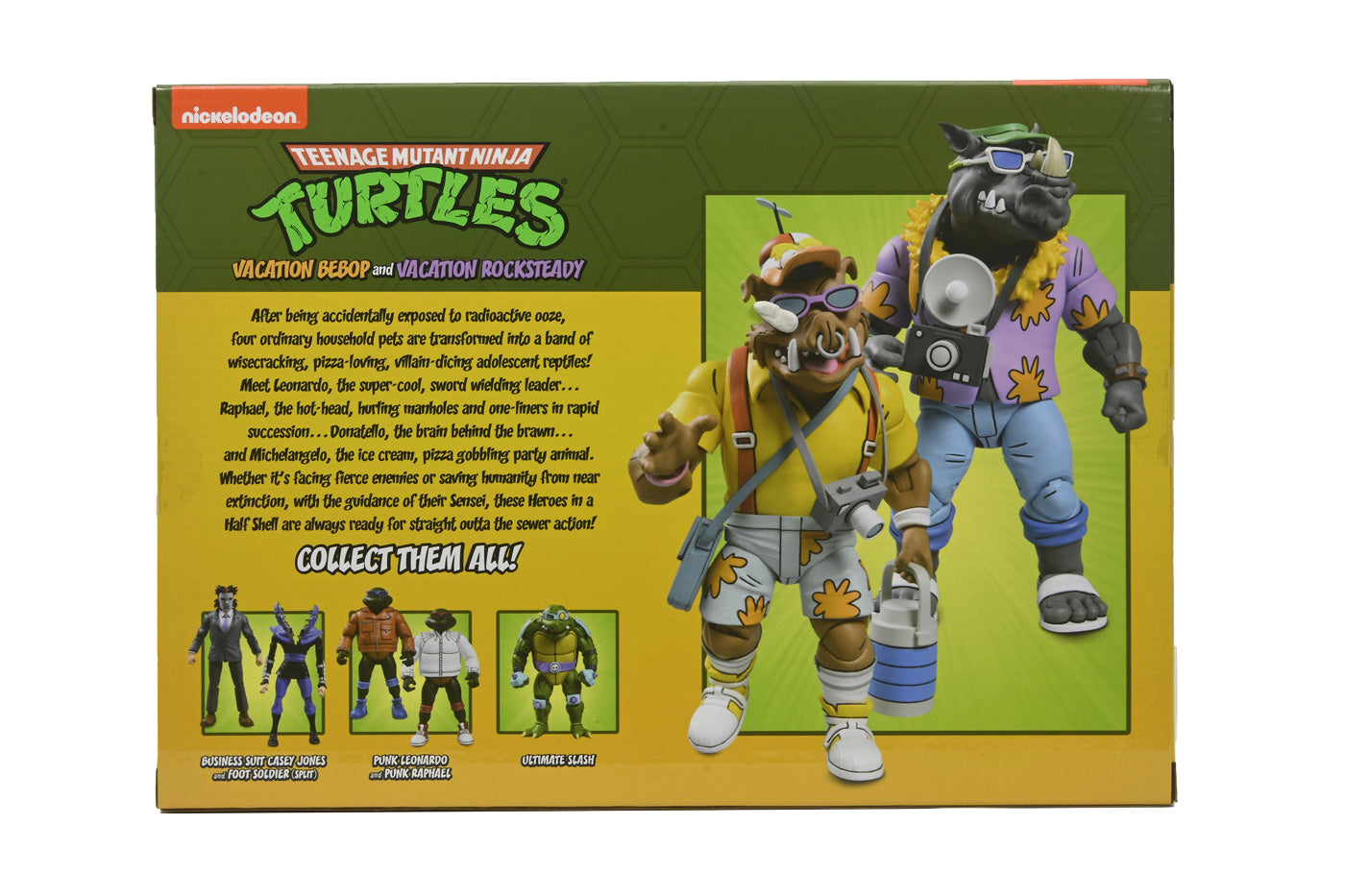 BUY NOW - TMNT VACATION BEBOP AND ROCKSTEADY 2 PACK (CARTOON) - 7&quot; SCALE ACTION FIGURE | NECAONLINE AU 