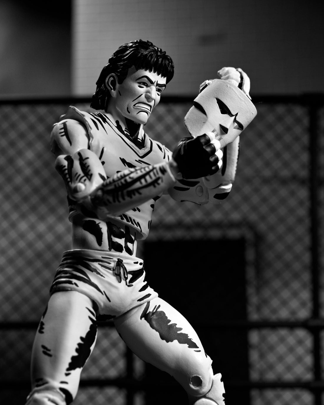 BUY NOW - TMNT CASEY JONES BLACK &amp; WHITE FIGURE (MIRAGE COMICS) – 7″ SCALE ACTION FIGURE | NECAONLINE.COM.AU