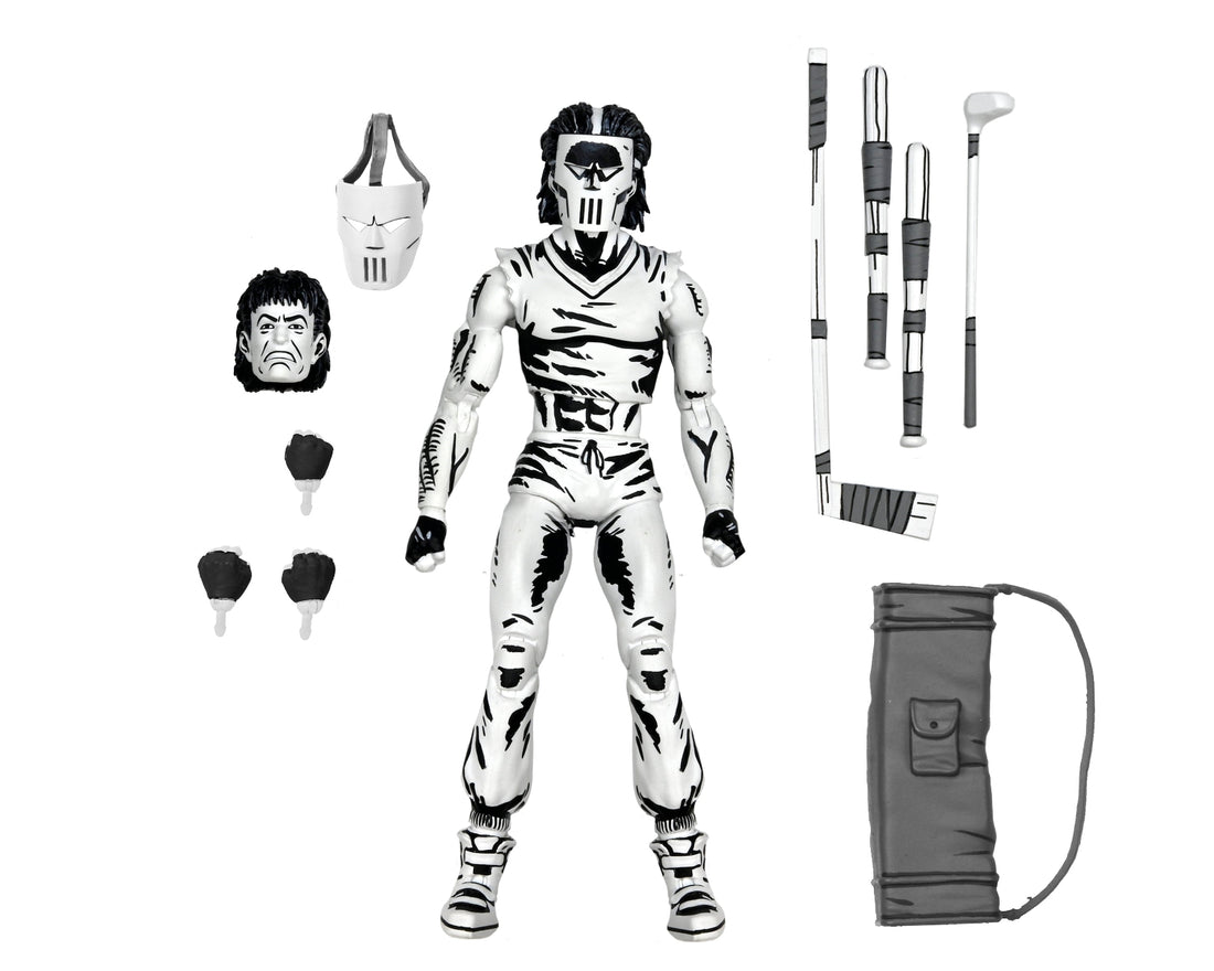 BUY NOW - TMNT CASEY JONES BLACK &amp; WHITE FIGURE (MIRAGE COMICS) – 7″ SCALE ACTION FIGURE | NECAONLINE.COM.AU