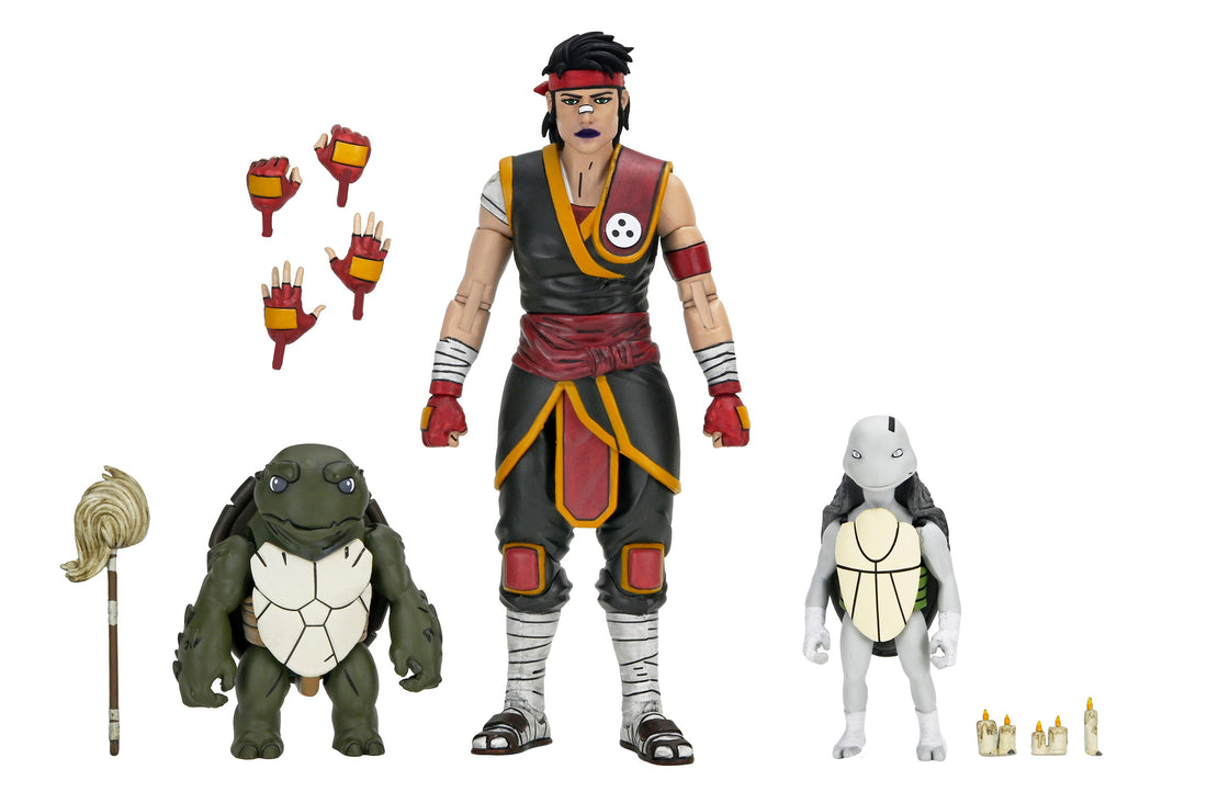 BUY NOW - TMNT THE LAST RONIN - THE LOST YEARS CASEY MARIE W/ BABY ODYN & UNO - 7" SCALE ACTION FIGURE | NECAONLINE.COM.AU