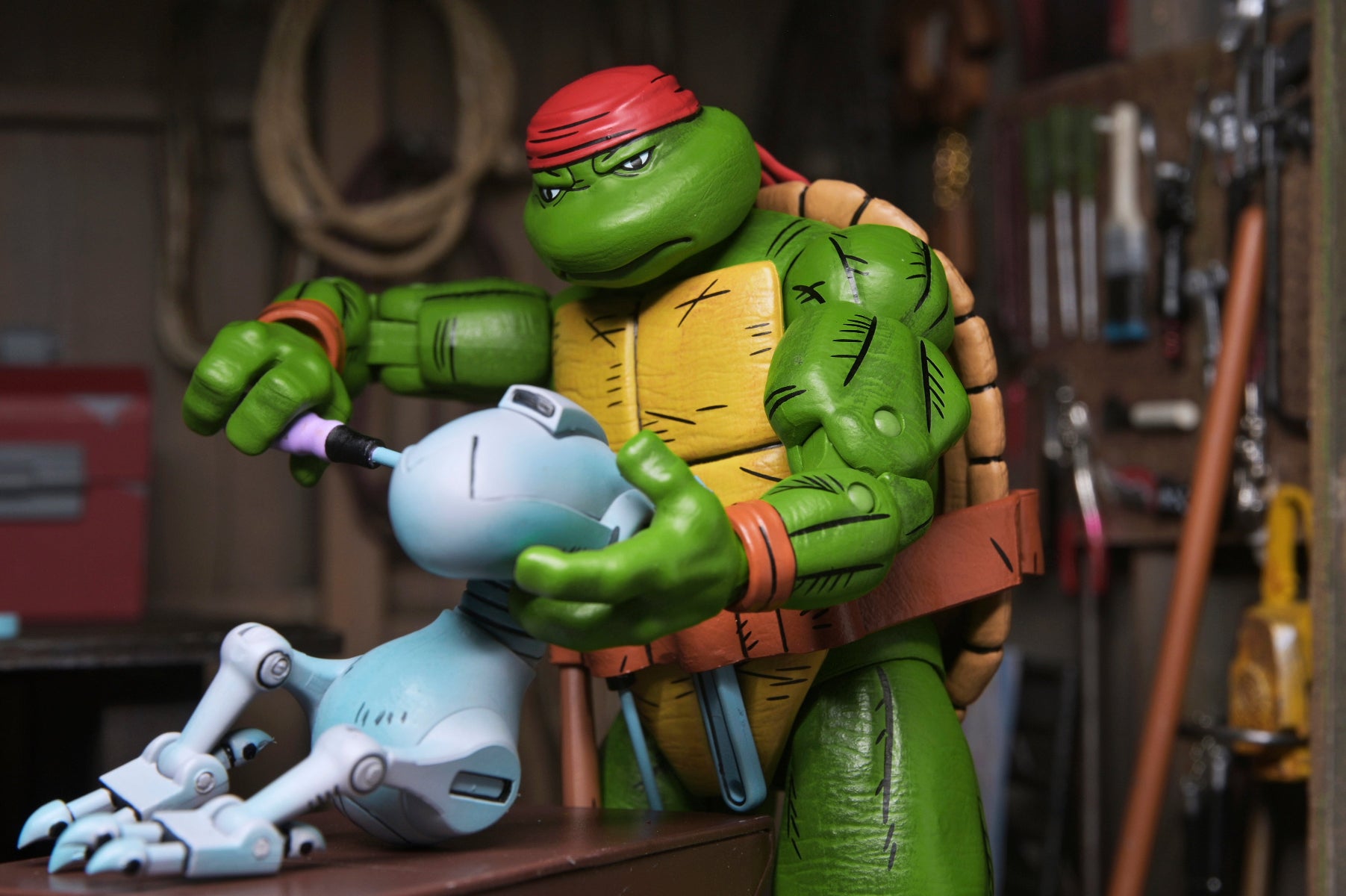 BUY NOW - TMNT (MIRAGE COMICS) HANDYMAN DONATELLO – 7″ SCALE ACTION FIGURE | NECAONLINE.COM.AU