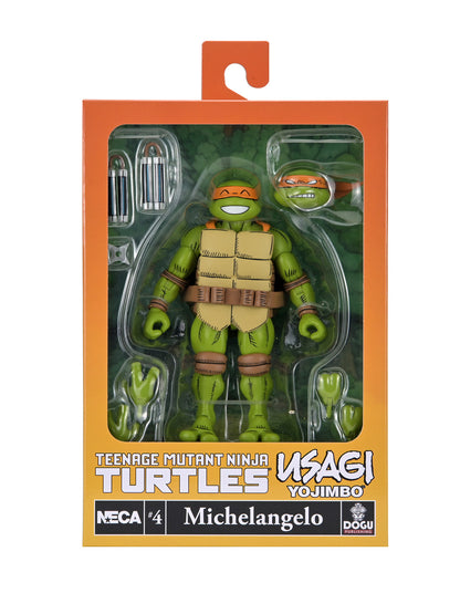 BUY NOW - TMNT X USAGI YOJIMBO – ULTIMATE MICHELANGELO 7″ SCALE ACTION FIGURE | NECAONLINE.COM.AU