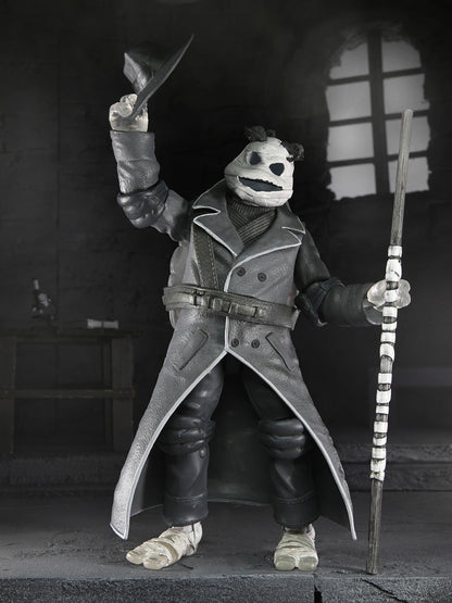 UNIVERSAL MONSTERS X TMNT 4 PACK TURTLES BLACK &amp; WHITE - 7&quot; SCALE ACTION FIGURES