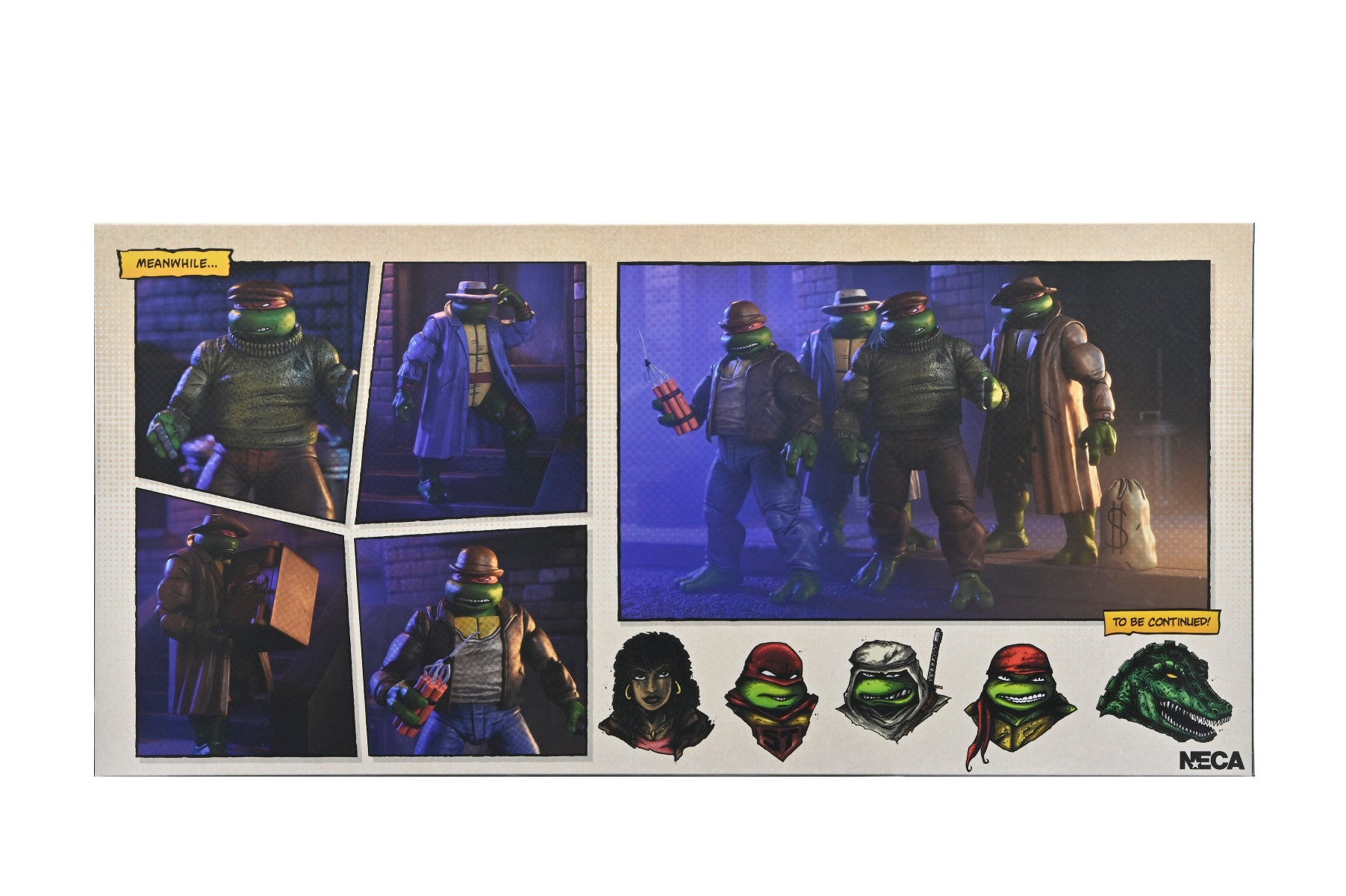 BUY NOW - TMNT (MIRAGE COMICS) GANGSTER TURTLES 4-PACK - 7&quot; SCALE ACTION FIGURES | NECAONLINE.COM.AU
