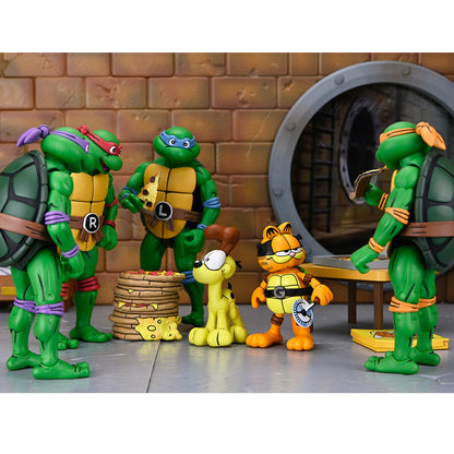 BUY NOW - TMNT (ARCHIE COMICS) X GARFIELD ULTIMATE GARFELLO &amp; ODIE - 7&quot; SCALE ACTION FIGURES | NECAONLINE.COM.AU