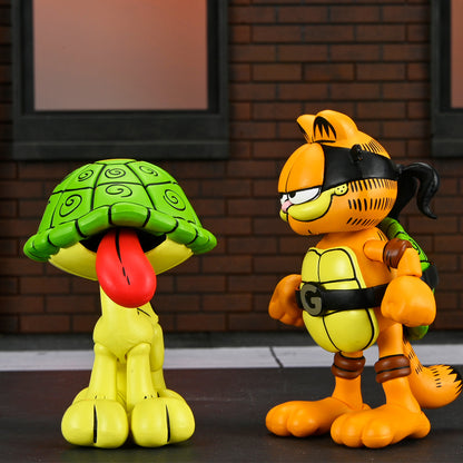 BUY NOW - TMNT (ARCHIE COMICS) X GARFIELD ULTIMATE GARFELLO &amp; ODIE - 7&quot; SCALE ACTION FIGURES | NECAONLINE.COM.AU