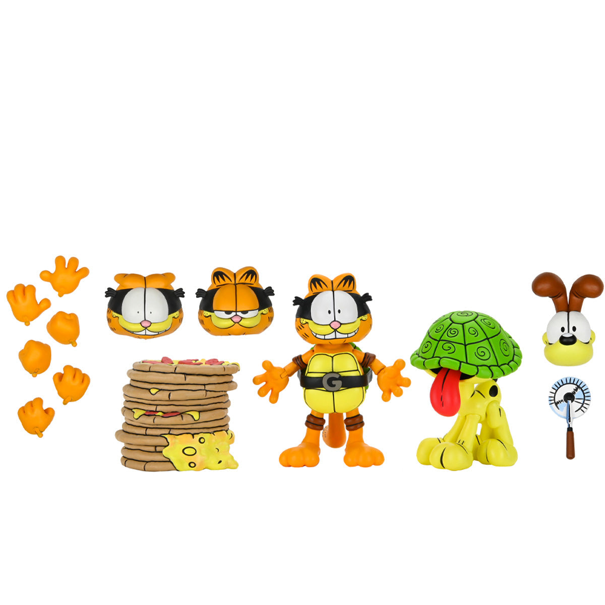 BUY NOW - TMNT (ARCHIE COMICS) X GARFIELD ULTIMATE GARFELLO &amp; ODIE - 7&quot; SCALE ACTION FIGURES | NECAONLINE.COM.AU