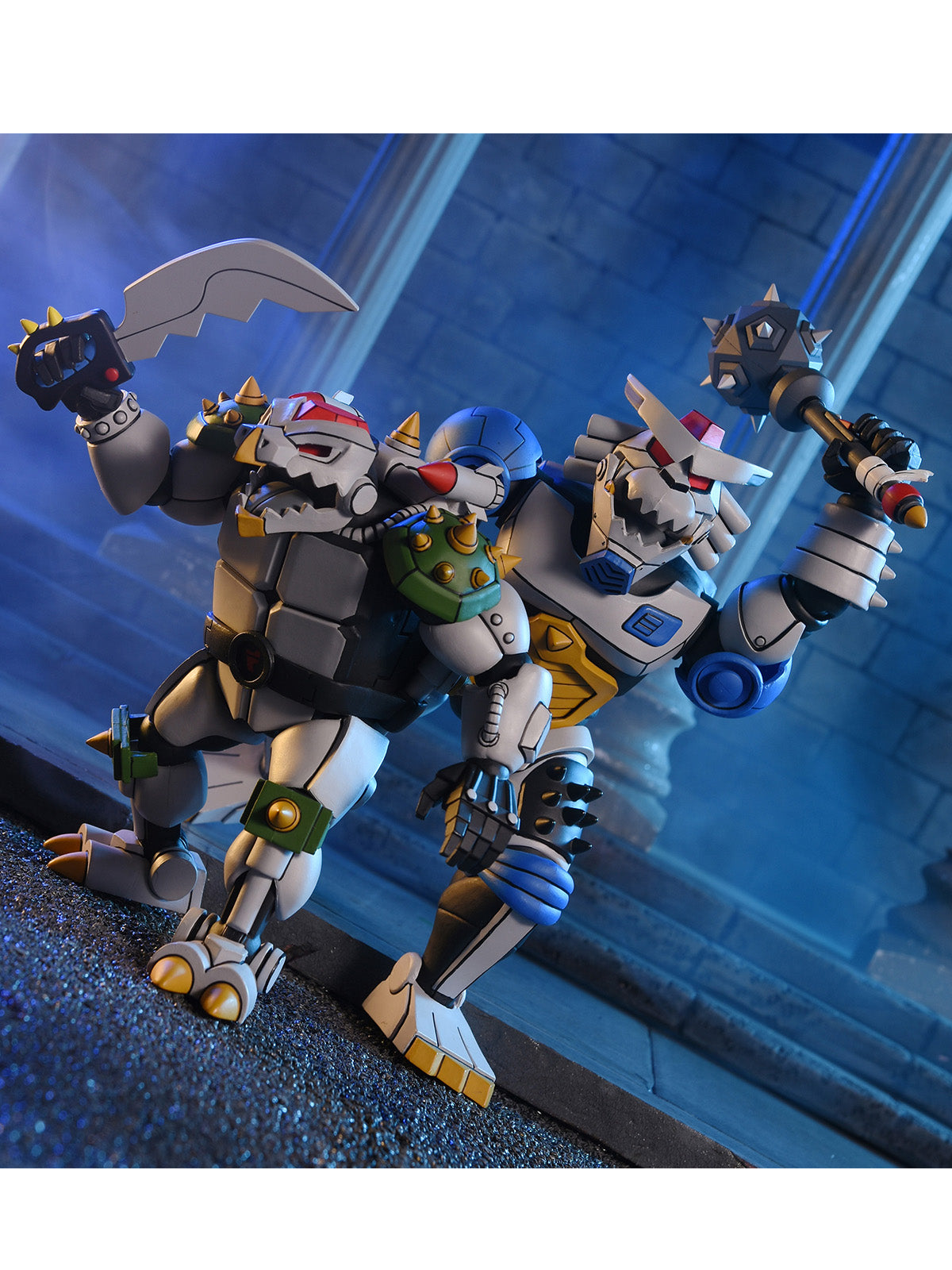 BUY NOW - TMNT (1987 CARTOON) ROBO TOKKA &amp; RAHZAR 2-PACK 7″ SCALE ACTION FIGURES | NECAONLINE.COM.AU