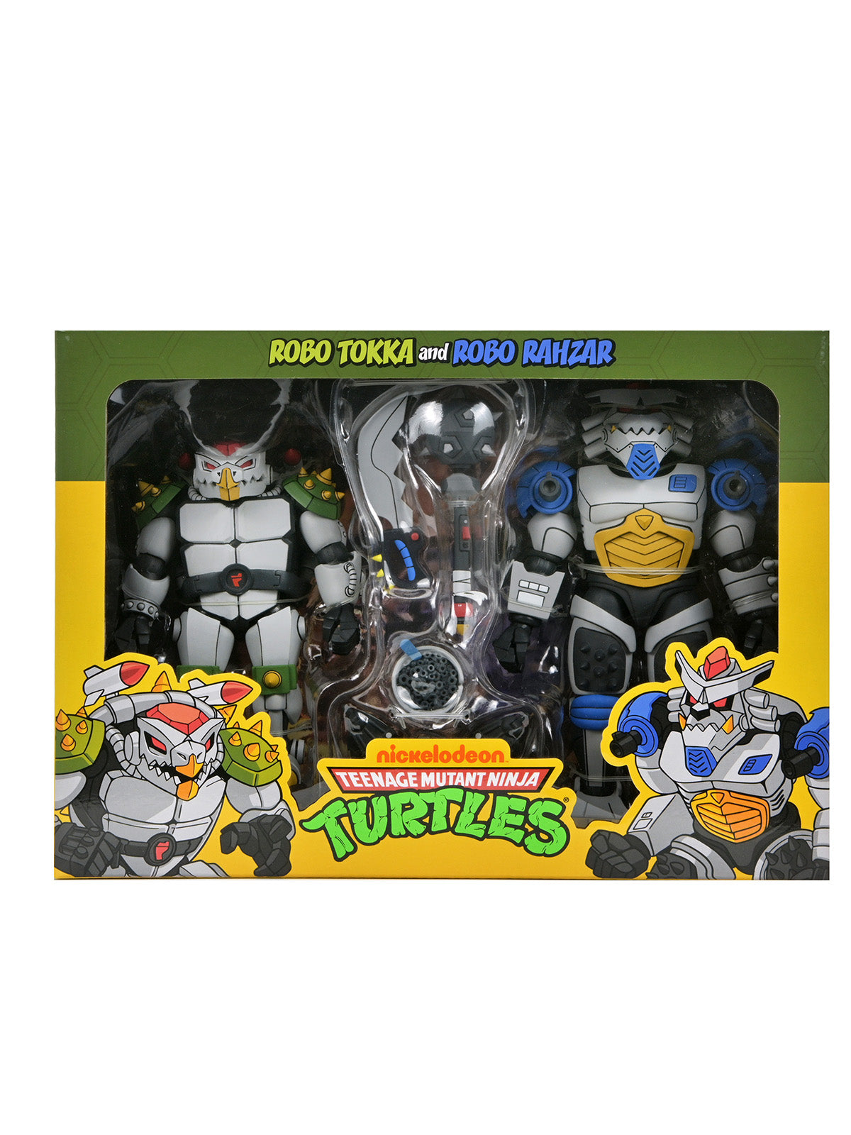 BUY NOW - TMNT (1987 CARTOON) ROBO TOKKA &amp; RAHZAR 2-PACK 7″ SCALE ACTION FIGURES | NECAONLINE.COM.AU