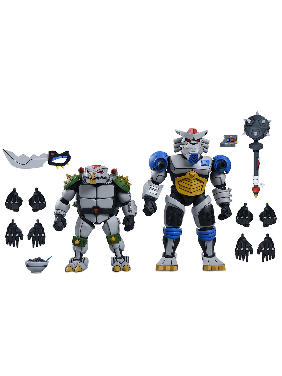 BUY NOW - TMNT (1987 CARTOON) ROBO TOKKA &amp; RAHZAR 2-PACK 7″ SCALE ACTION FIGURES | NECAONLINE.COM.AU