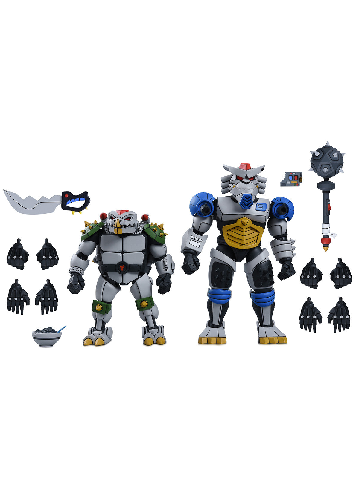 BUY NOW - TMNT (1987 CARTOON) ROBO TOKKA &amp; RAHZAR 2-PACK 7″ SCALE ACTION FIGURES | NECAONLINE.COM.AU