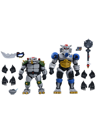 BUY NOW - TMNT (1987 CARTOON) ROBO TOKKA &amp; RAHZAR 2-PACK 7″ SCALE ACTION FIGURES | NECAONLINE.COM.AU
