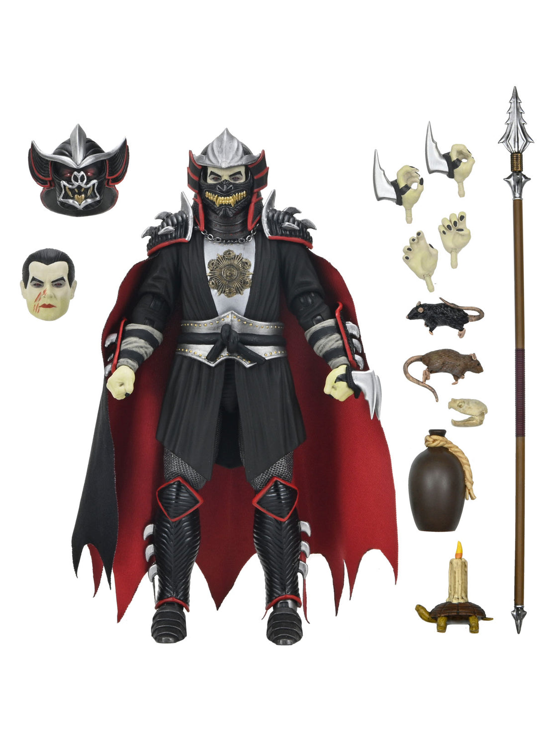 BUY NOW - TMNT X UNIVERSAL MONSTERS – SHREDDER AS DRACULA (CLASSIC COLORS) 7″ SCALE ACTION FIGURE | NECAONLINE.COM.AU