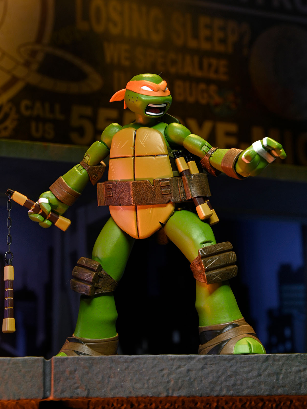 BUY NOW - TMNT (2012 CARTOON) ULTIMATE MICHELANGELO 7" SCALE ACTION FIGURE | NECAONLINE.COM.AU
