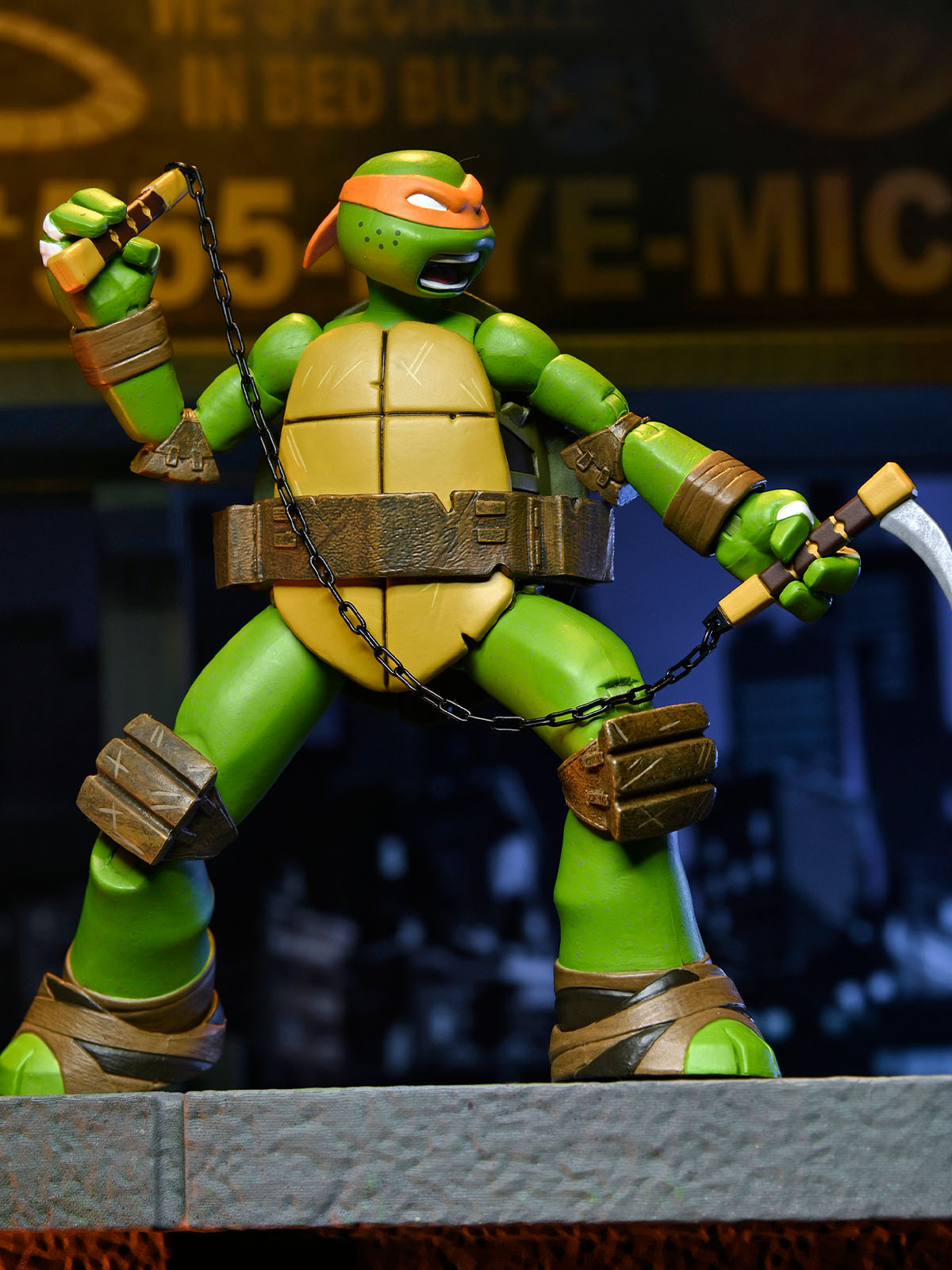 BUY NOW - TMNT (2012 CARTOON) ULTIMATE MICHELANGELO 7" SCALE ACTION FIGURE | NECAONLINE.COM.AU