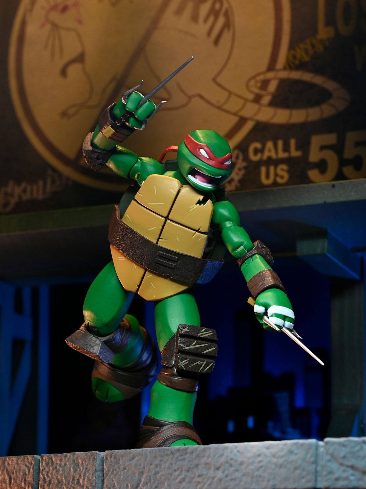 BUY NOW - TMNT (2012 CARTOON) ULTIMATE RAPHAEL 7" SCALE ACTION FIGURE | NECAONLINE.COM.AU