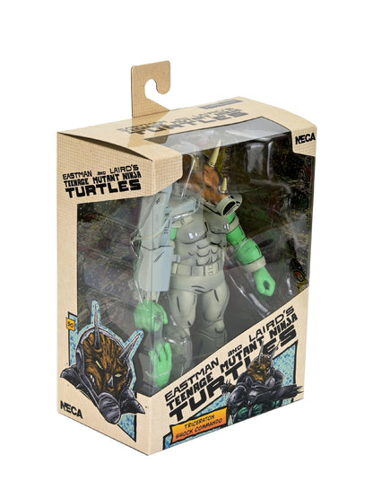 BUY NOW - TMNT (MIRAGE COMICS) SHOCK COMMANDO TRICERATON - 7" SCALE ACTION FIGURE | NECAONLINE.COM.AU