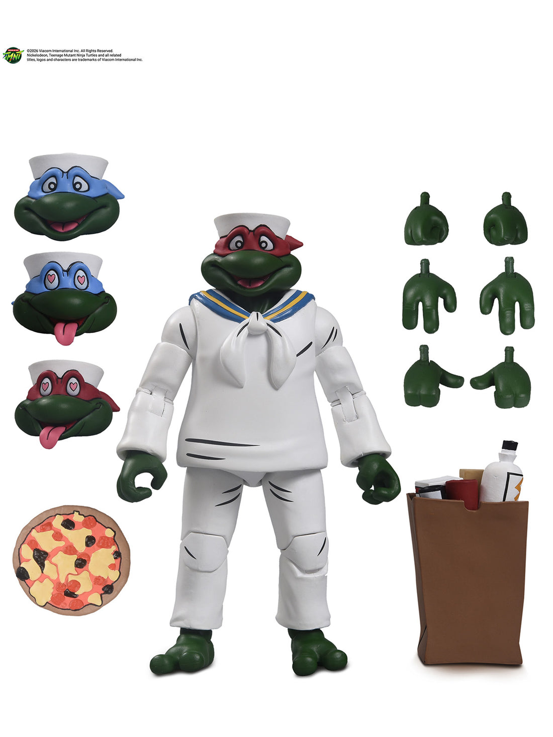 BUY NOW - TMNT (1987 CARTOON) SAILOR RAPHAEL – 7″ SCALE ACTION FIGURE | NECAONLINE.COM.AU