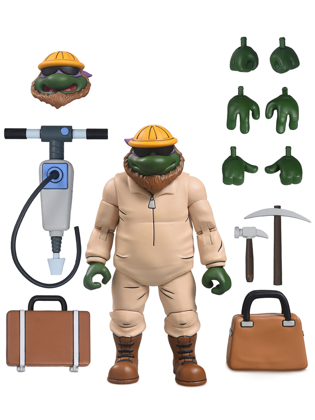 BUY NOW - TMNT (1987 CARTOON) CONSTRUCTION DONATELLO – 7″ SCALE ACTION FIGURE | NECAONLINE.COM.AU