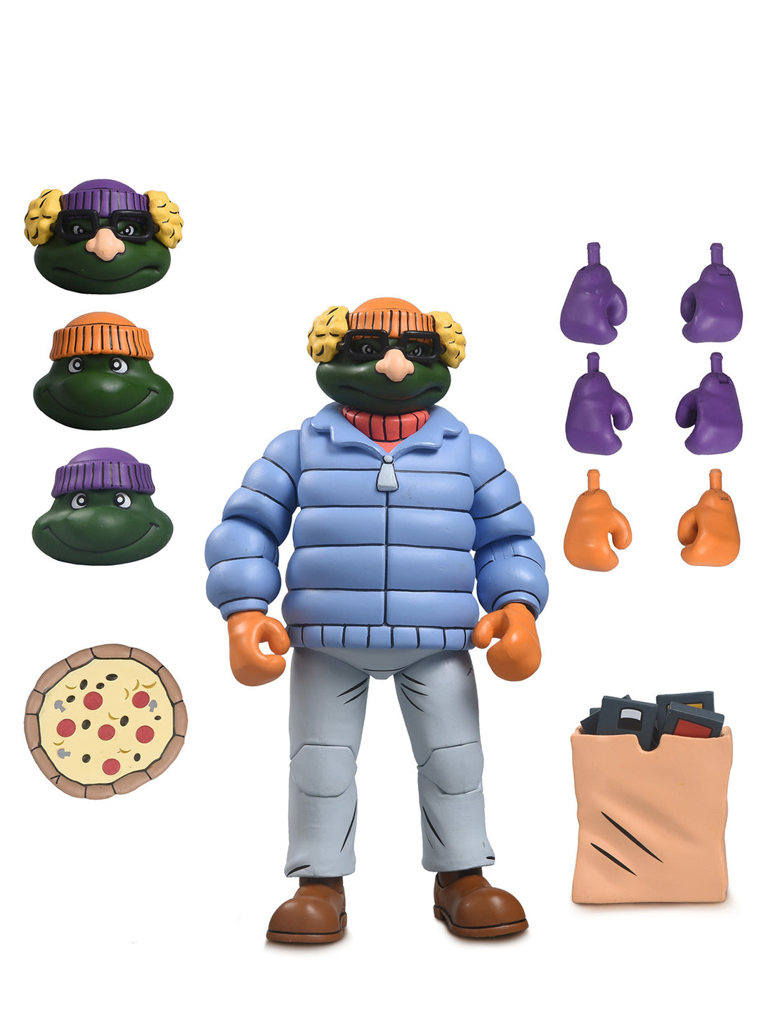 BUY NOW - TMNT (1987 CARTOON) INCOGNITO MICHELANGELO – 7″ SCALE ACTION FIGURE | NECAONLINE.COM.AU