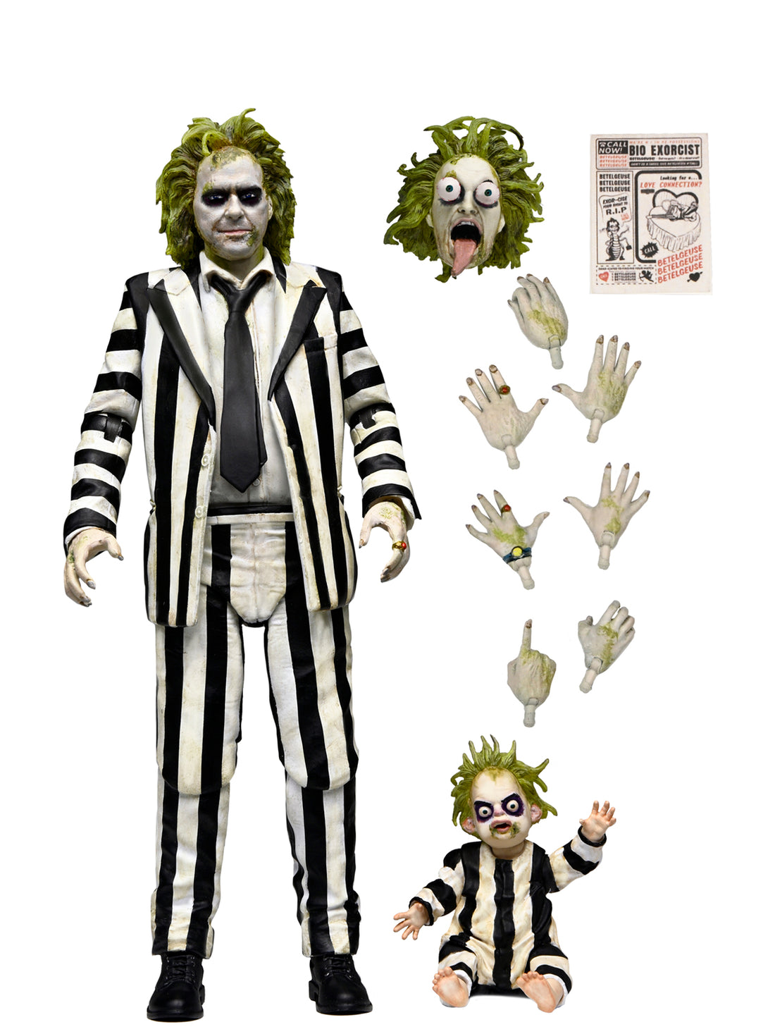 BUY NOW - BEETLEJUICE “STRIPED SUIT” BEETLEJUICE BEETLEJUICE ULTIMATE 7″ SCALE ACTION FIGURE| NECAONLINE.COM.AU
