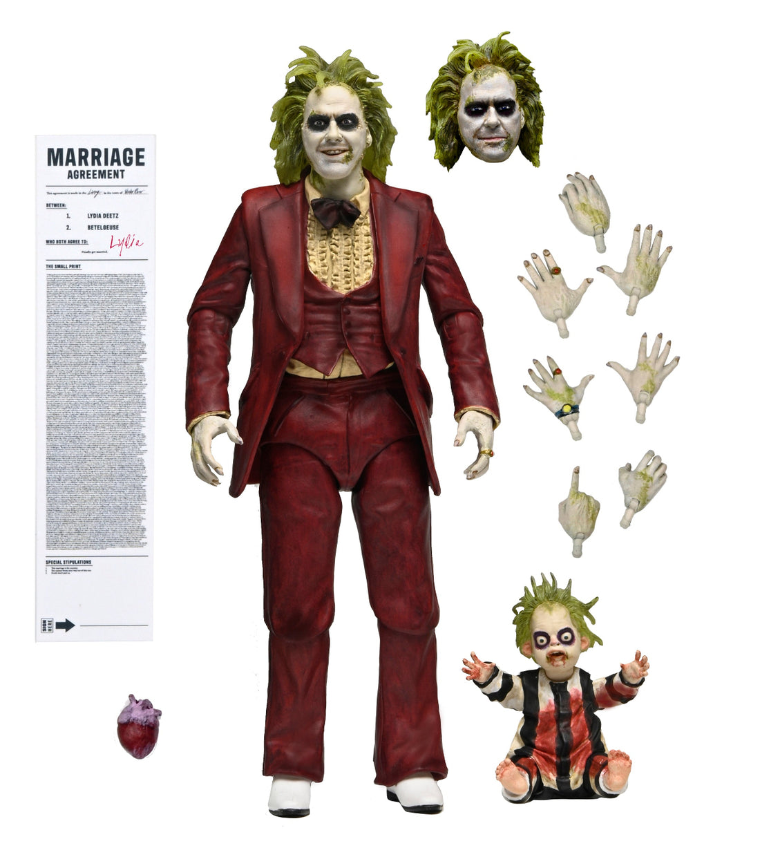 BUY NOW - BEETLEJUICE BEETLEJUICE – ULTIMATE RED TUXEDO BEETLEJUICE – 7″ SCALE ACTION FIGURE | NECAONLINE.COM.AU